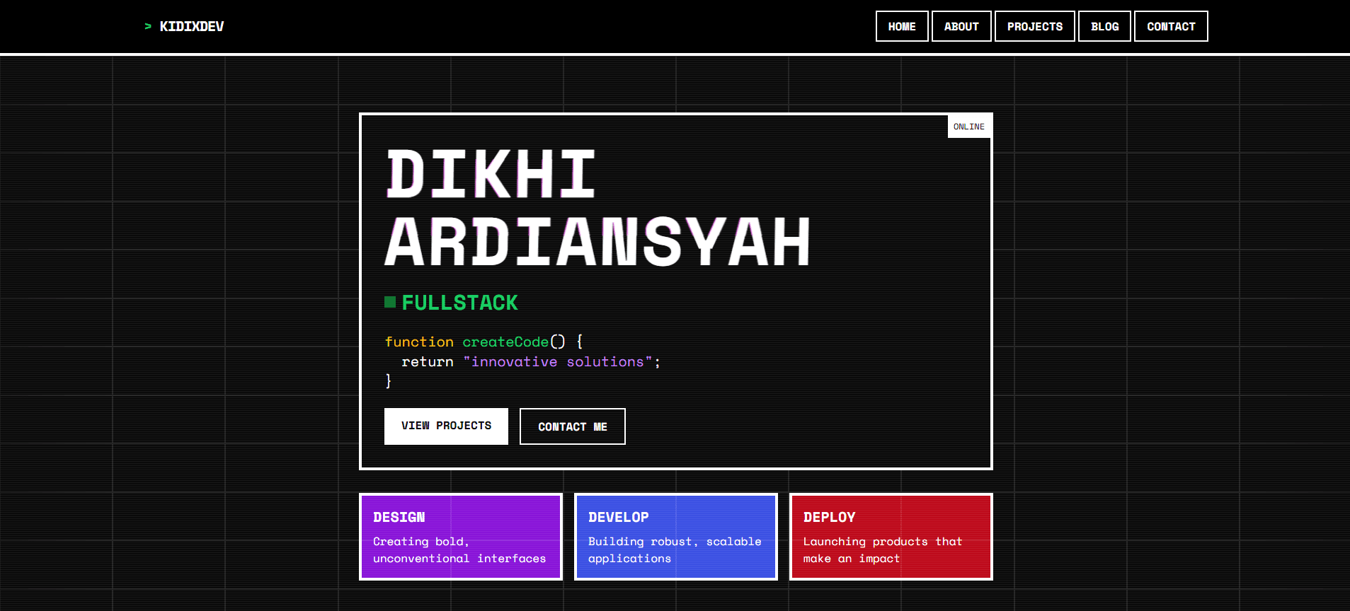PERSONAL PORTFOLIO